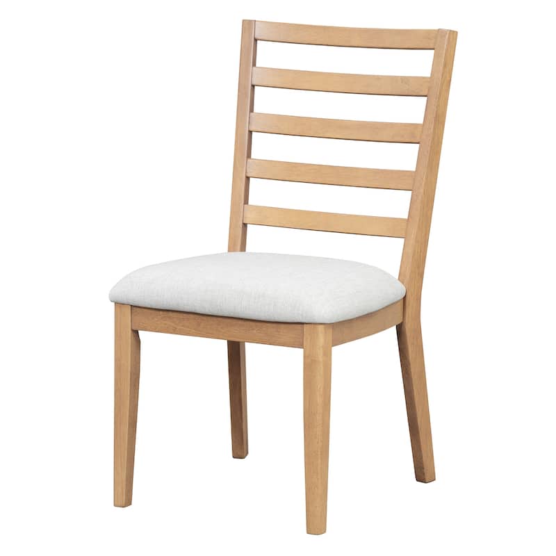 5-Piece Retro Dining Table Set, Extendable Round Table with Removable Leaf