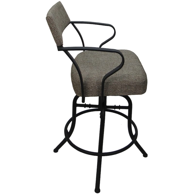 Carolina Brown Swivel Tilt Counter 26" or Bar 30" Metal Bar Stool