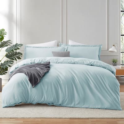 Emperyan Duvet Cover With Fitted Sheet Soft Double Brushed Bedding Set