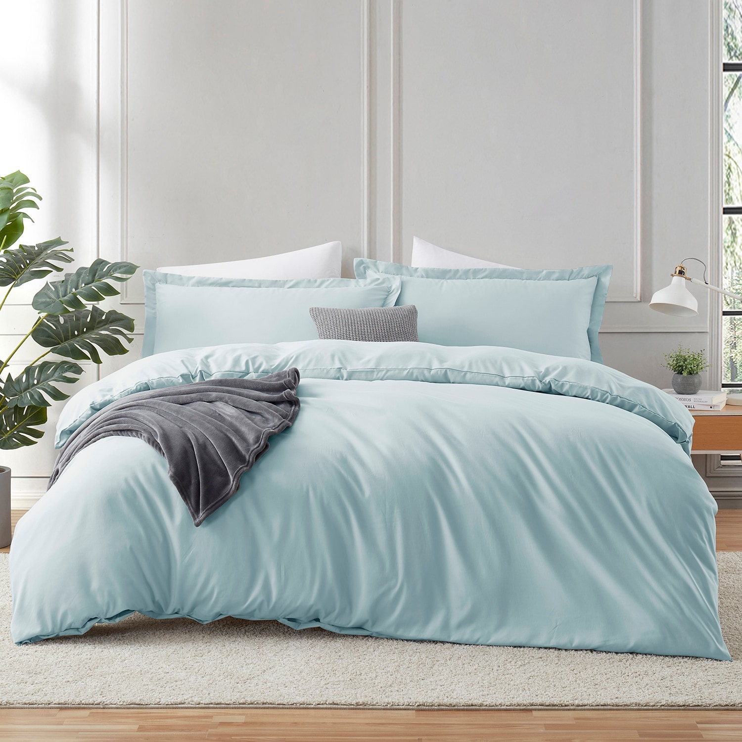 Empyrean Duvet Cover With Fitted Sheet Soft Double Brushed Bedding Set