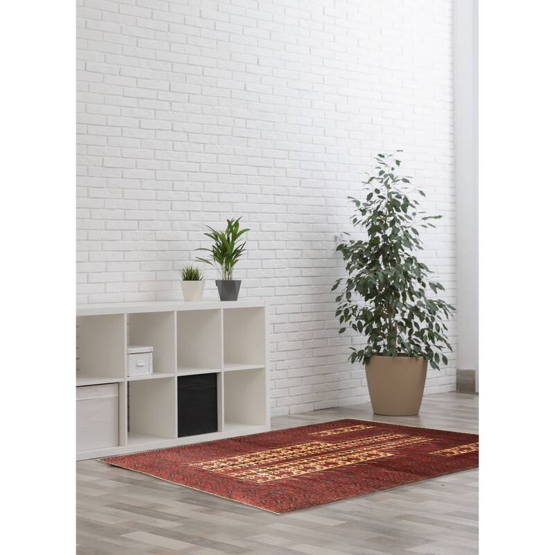 ECARPETGALLERY Hand-knotted Teimani Tan Wool Rug - 3'0 x 5'5