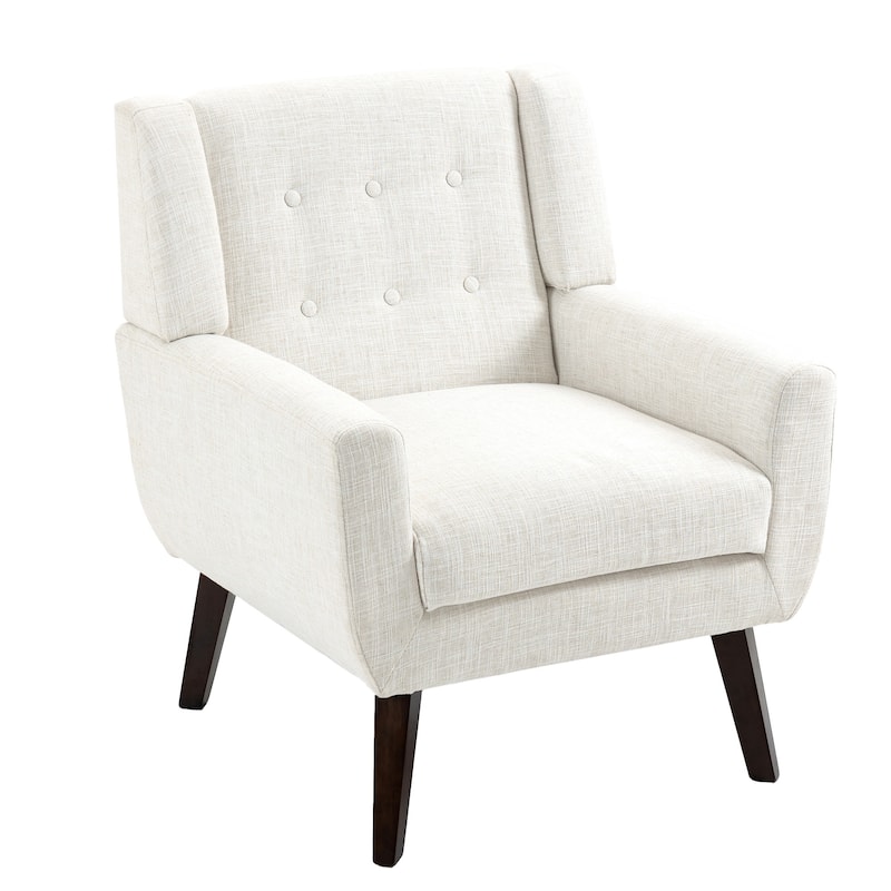 3-Piece Tufted Linen Armchair and Loveseat Set