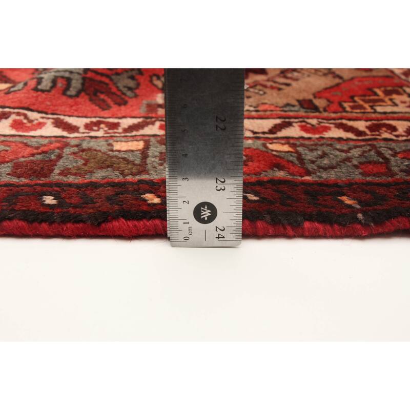 ECARPETGALLERY Hand-knotted Andelz Red Wool Rug - 3'5 x 9'9