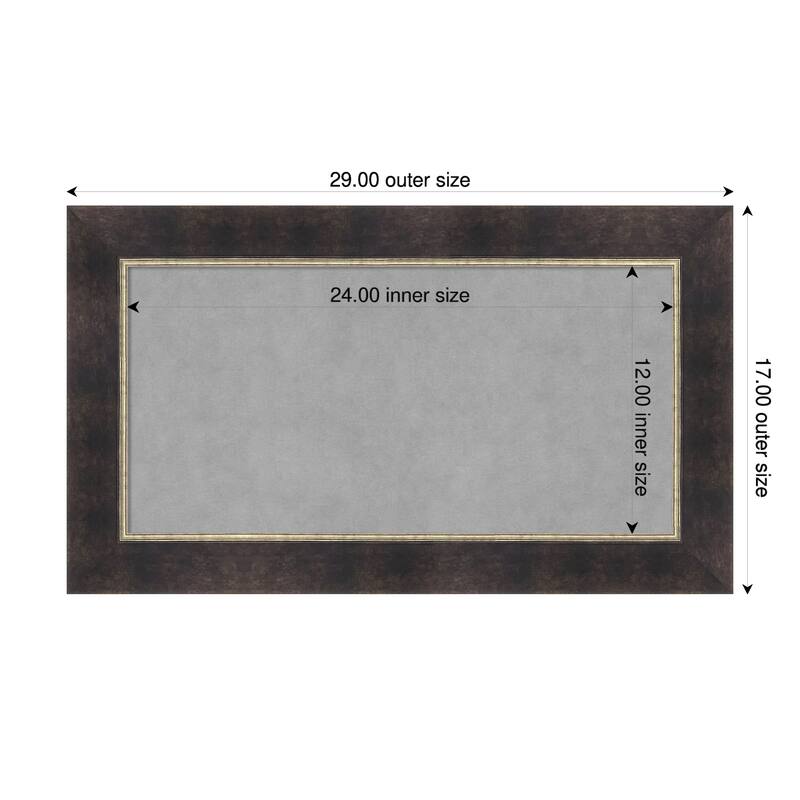 Amanti Art Odin Antique Bronze Framed - 29 x 17 in