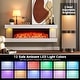 preview thumbnail 5 of 7, Gymax 18'' 3-Sided Wall Mounted Electric Fireplace w/ 32''Wide