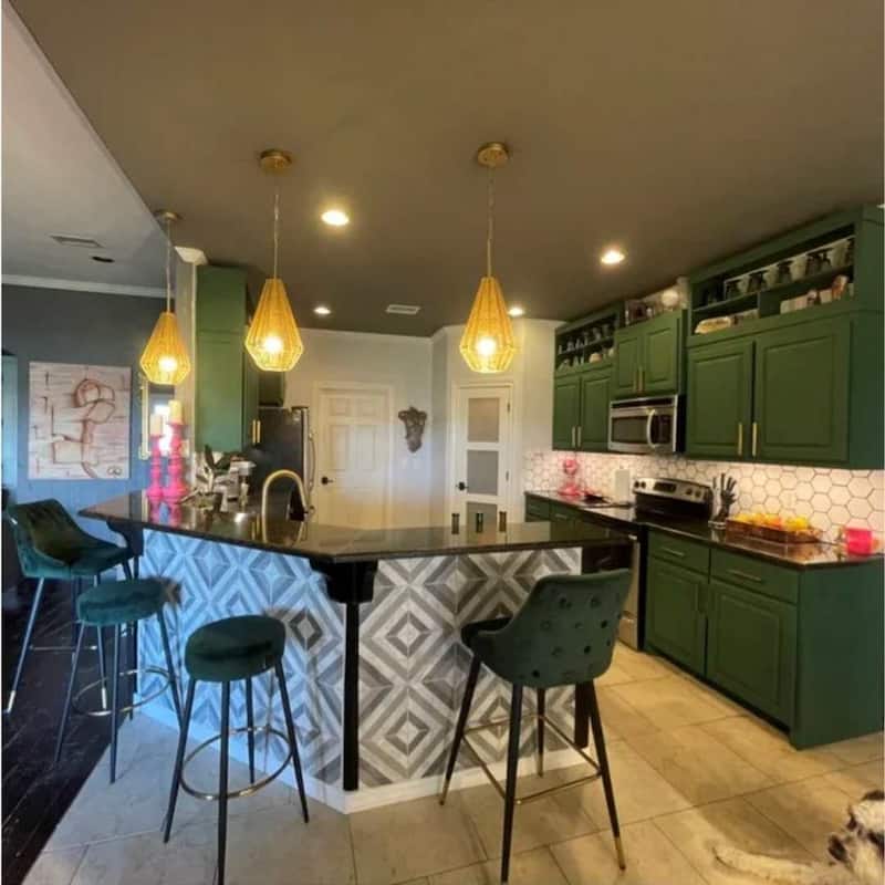 Palace 8x8 Matte Wood Look Porcelain Encaustic Tile - Floor, Wall & Backsplash