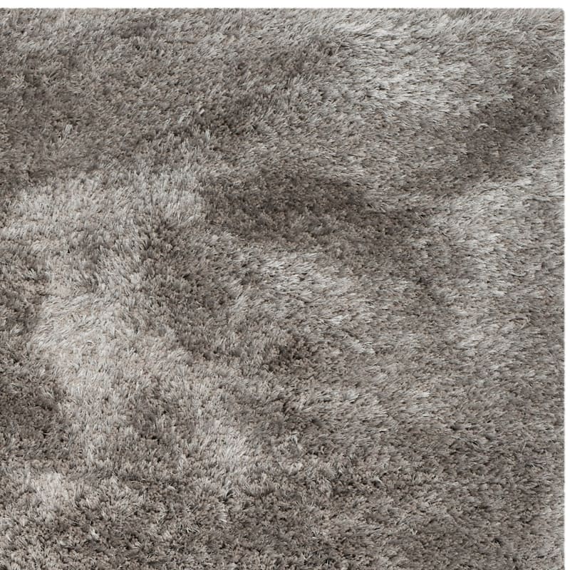 SAFAVIEH Handmade South Beach Leonella Shag Solid Polyester Rug