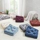 preview thumbnail 2 of 32, Intelligent Designs Charvi Chenille Square Floor Pillow
