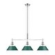 preview thumbnail 2 of 7, Golden Lighting 3306-LP CH Orwell 3 Light 36" Wide Linear Pendant