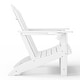 preview thumbnail 76 of 156, Aderson Outdoor Poly Adirondack Chair With Ottoman And Side Table 12-Piece Set