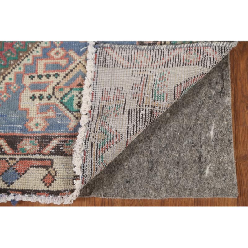 Tabriz Persian Vintage Area Rug Hand-Knotted Wool Carpet - 4'7" x 9'6"