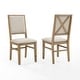 preview thumbnail 6 of 11, Joanna 2Pc Upholstered Back Chair Set - 18.25 "W x 21 "D x 39.88 "H