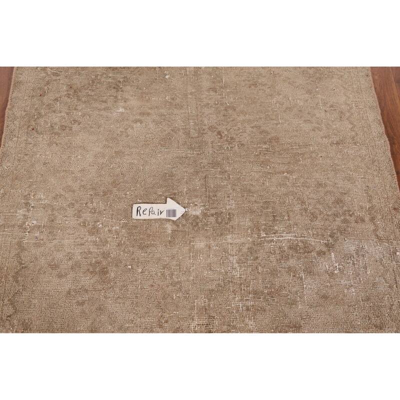 Hand Knotted Oriental 100% Wool Carpet Traditional Medallion Beige & Ivories Tabriz Area Rug - 7' 5'' X 4' 1''