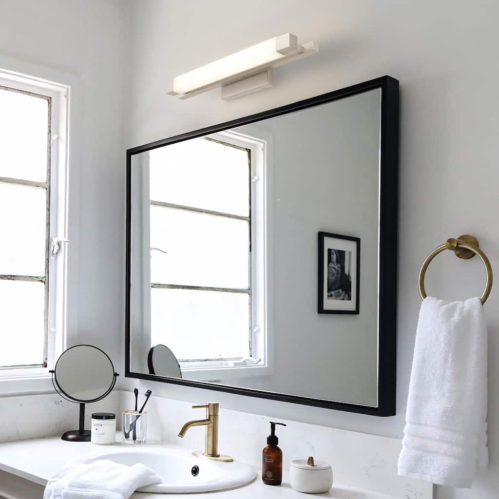 Serenity 20" Brushed Nickel LED Bathroom Vanity Light