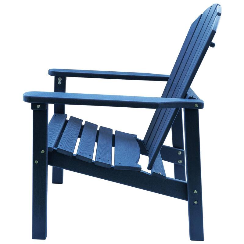 All Weather HDPE Stackable Adirondack Chair,Space-Saving Outdoor Patio Chair