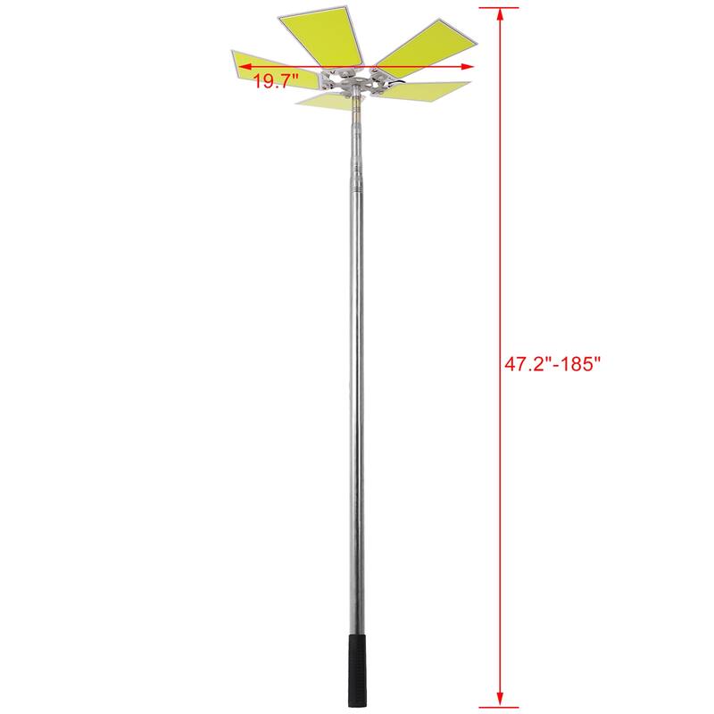 LED Telescopic Camping Lights Portable Outdoor Camping Light - Black