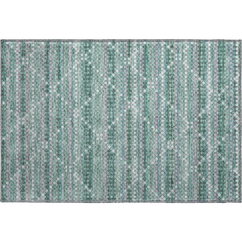 Premium Washable Super Soft Trellis Ombre Mayfield Rug