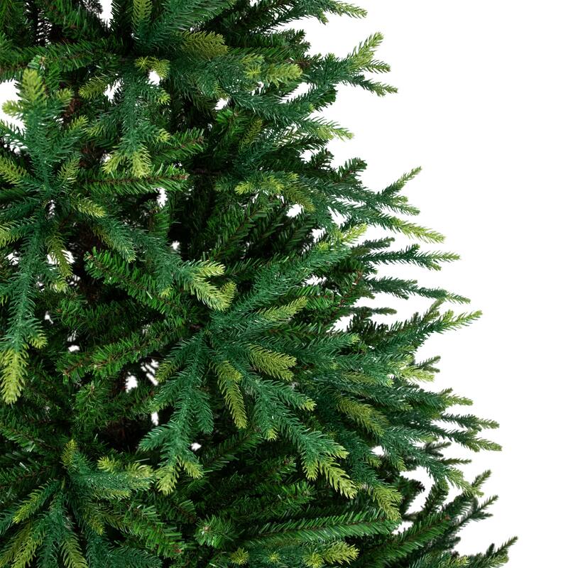 Real Touch™️ Two-Tone River Deer Pine Full Artificial Christmas Tree - 7.5' - Unlit - 7.5 Foot