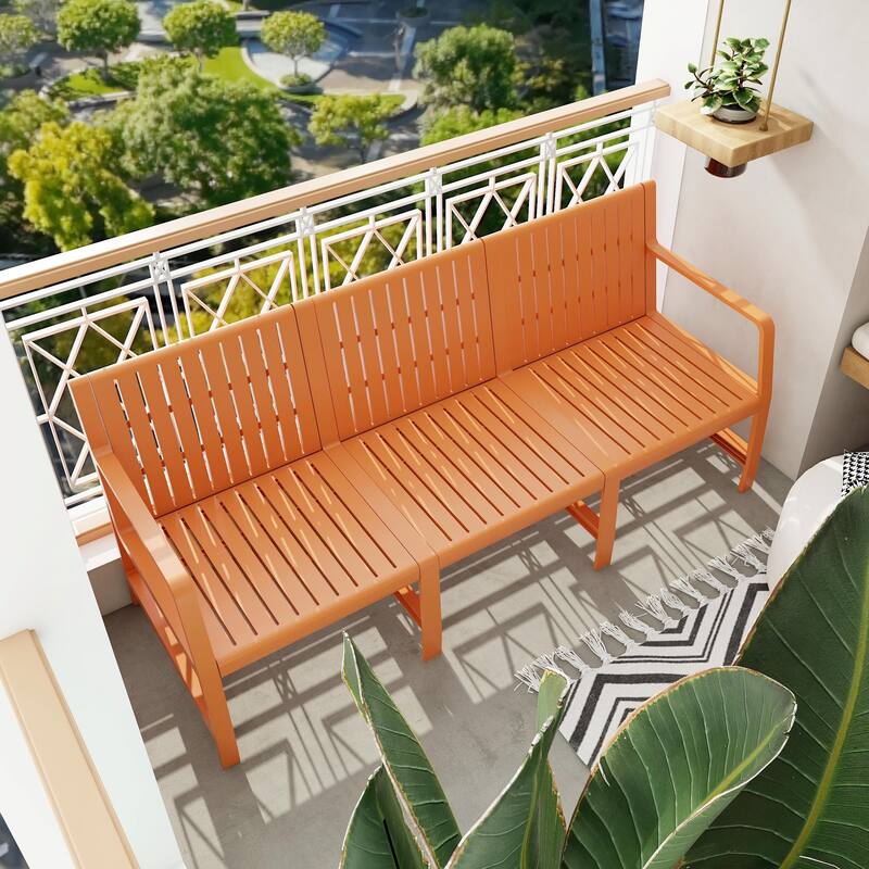 Space-Saving Patio Furniture Set with UV-Resistant Fabric