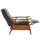 preview thumbnail 38 of 73, Sienna Upholstered Wood Push Back Recliner by Greyson Living
