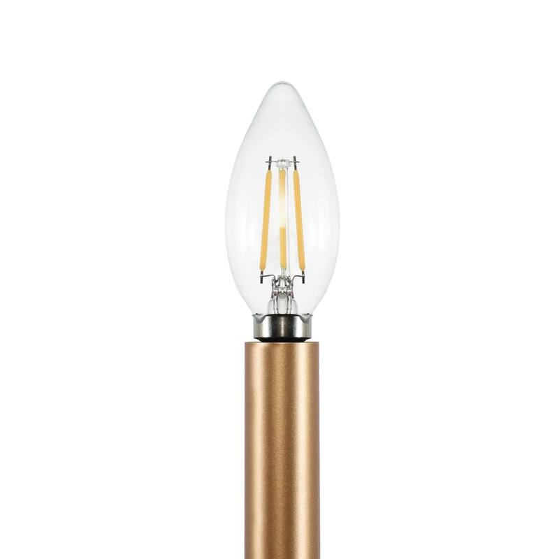 Modern Chandelier for Dining Room 8-Light Farmhouse Chandelier Lighting Fixtures Rustic Candle for Living Room Foyer Bedroom