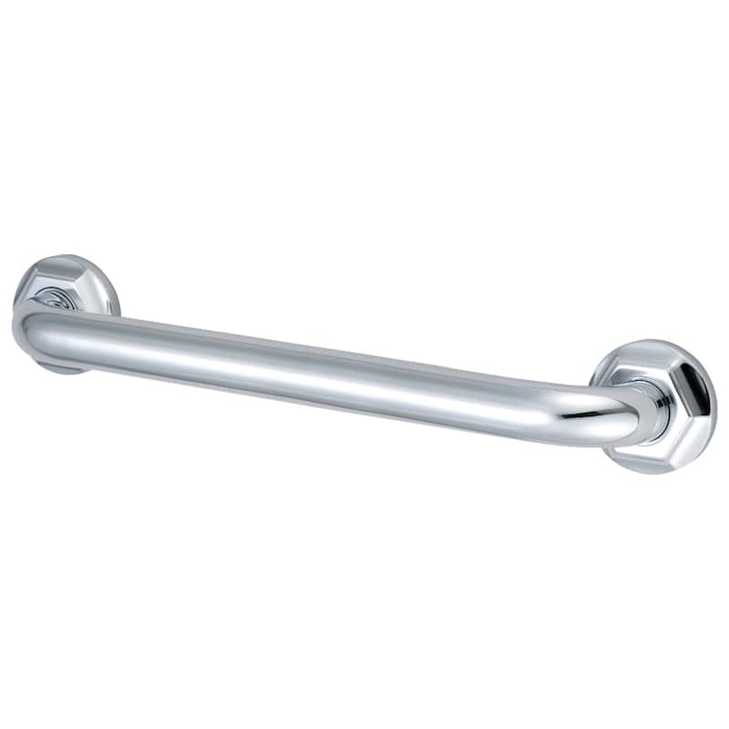 Kingston Brass Metropolitan 18-Inch x 1-1/4-Inch O.D Grab Bar - Polished Chrome
