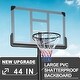 preview thumbnail 6 of 5, Portable Basketball Hoop Backboard System Stand Height Adjustable 6.6ft - 10ft with 42 Inch Backboard and Wheels