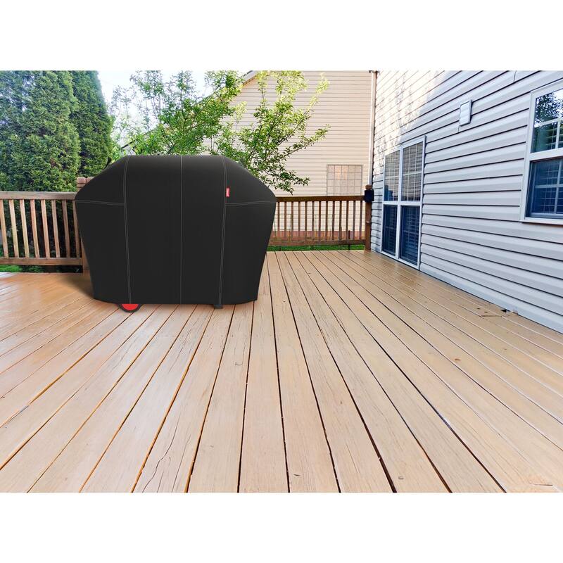 Coleman Cookout Heavy-Duty Cover for 3 and 4-Burner BBQ Grills, Black - N/A