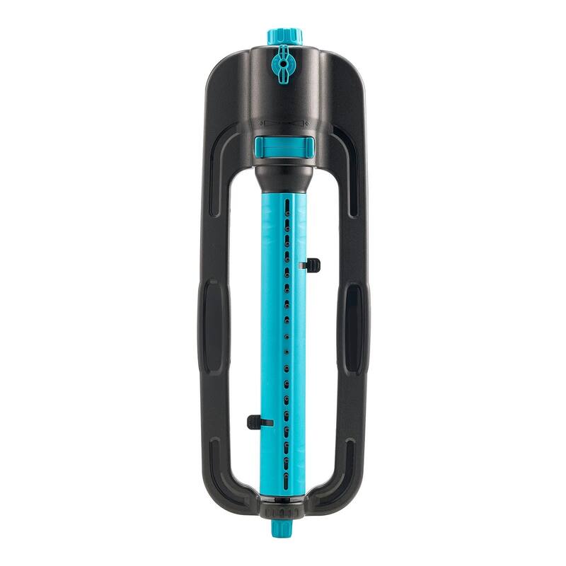 18-Nozzle Oscillating Sprinkler for Lawns and Gardens with Adjustable Spray and Flow Control - 20.1 × 6.8 × 3.4 in
