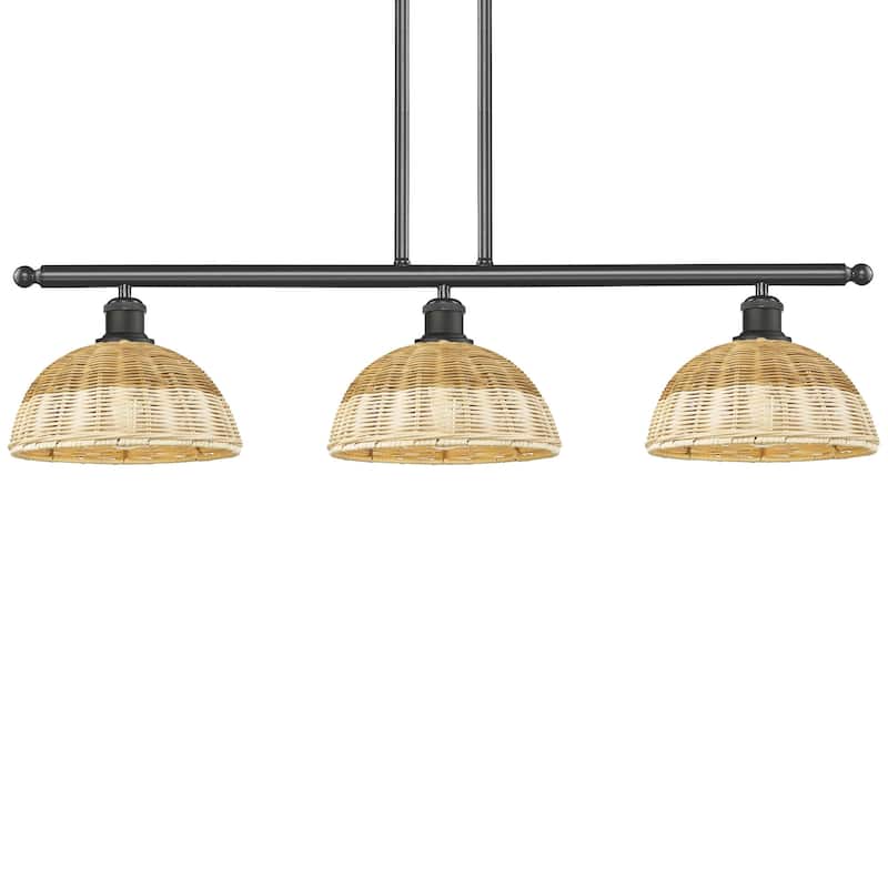 Innovations Lighting 516-3I-9-36 Bristol Natural II Linear Bristol - Oil Rubbed Bronze / Natural