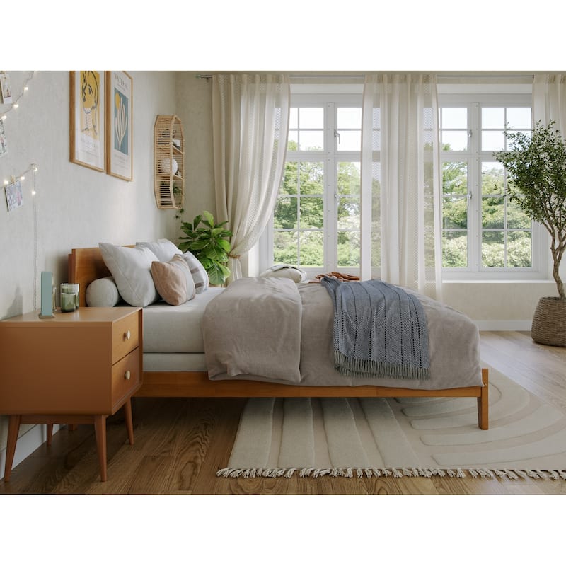 AFI, Orlando Foundation Bed with Attachable USB Charger