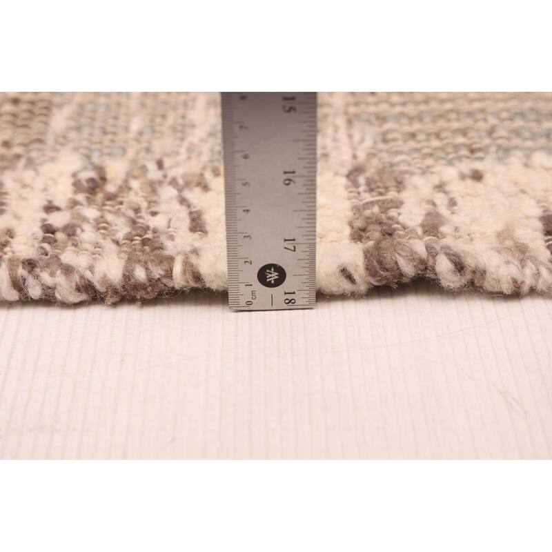 ECARPETGALLERY Flat-Weave Palas Denizli Grey Kilim - 5'5 x 7'5