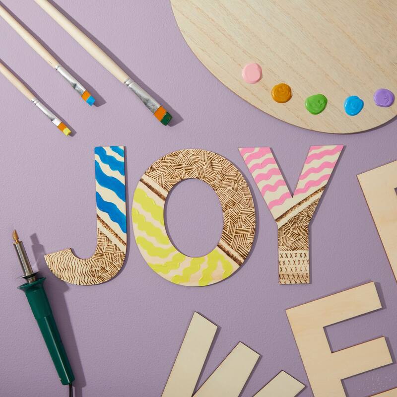 Bright Creations 36x Unfinished Wooden Alphabet Letters Cutout w/ Extra 2 Set Vowels for DIY, 6"
