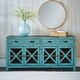 preview thumbnail 1 of 9, Picket House Furnishings Noah Console Table in Turquoise