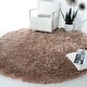 preview thumbnail 52 of 89, SAFAVIEH Handmade Arctic Shag Guenevere 3-inch Extra Thick Rug 8' x 8' Round - Taupe