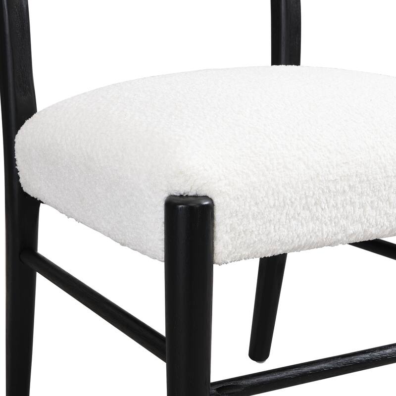 Valenro Dining Set with Cushioned Seats, Ladder Back, Rubberwood by Christopher Knight Home