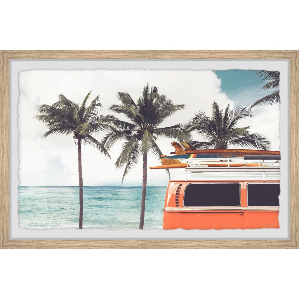 Van Life Framed Wall Art, Elegant Home Touch - Sophisticated Artwork for Refined Décor