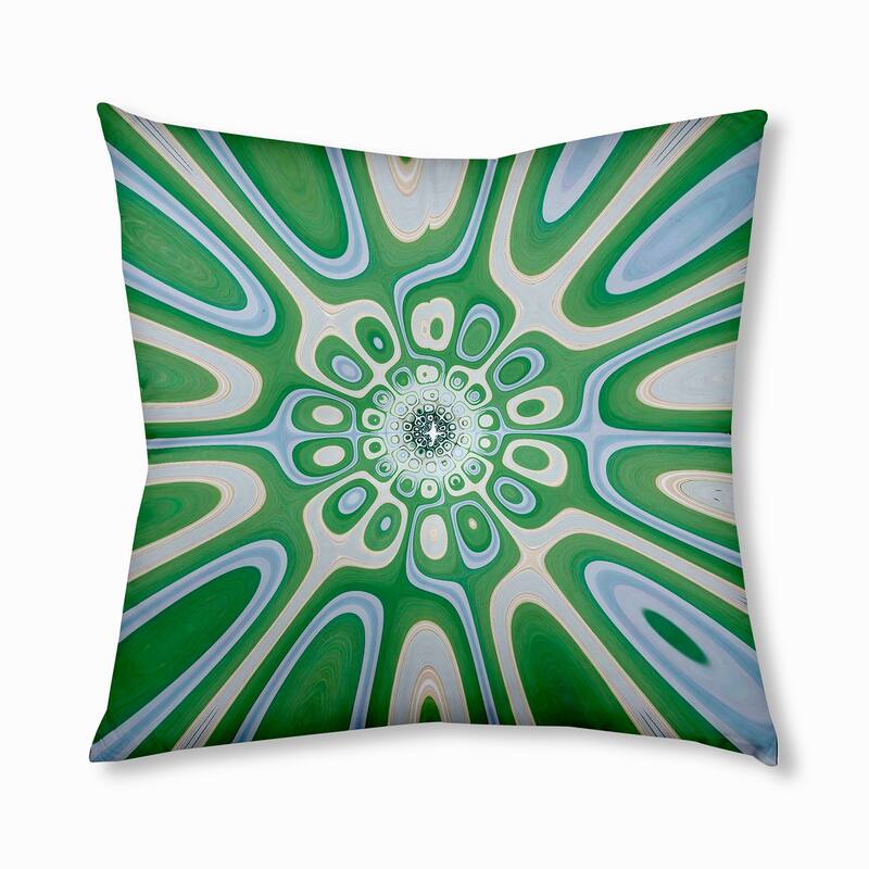 Bohemian & Eclectic Frog's Eye Design Tufted Floor Pillow - 30" x 30" - X2