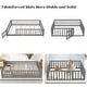 preview thumbnail 10 of 78, Twin/Full/Queen Size Floor Bed with Safety Guardrails, Toddler Floor Bed for Girls and Boys