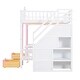 preview thumbnail 48 of 50, Full-Over-Full Bunk Bed with Changeable Table