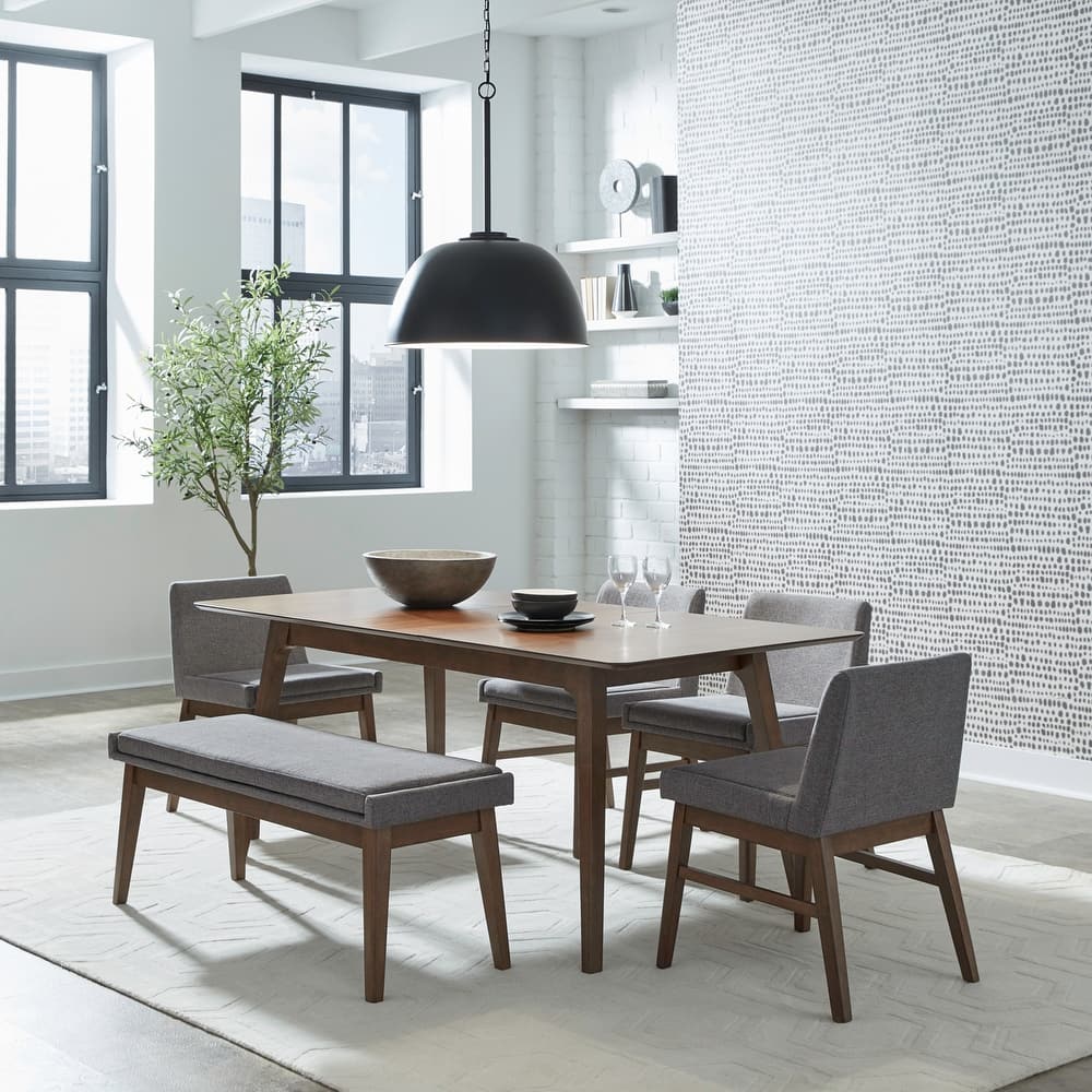 Space Savers Rectangular Leg Table Set with Chairs- 5, 6, or 7 Pieces