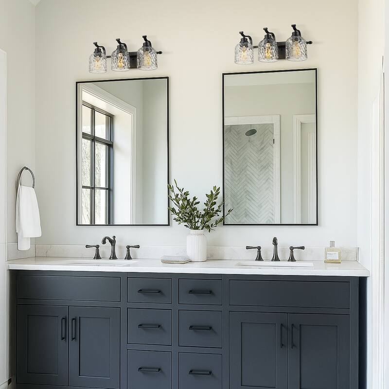 Modern 3/4-Light Bathroom Vanity Light