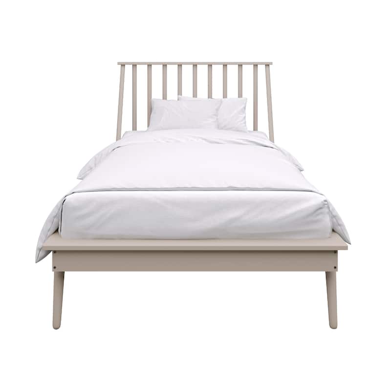 CraftPorch Vintage Wooden Kid Bed - White