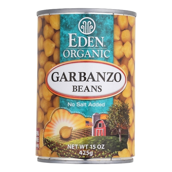 Eden Foods Organic Garbanzo Beans - Case of 12 - 15 oz.