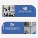preview thumbnail 87 of 165, Glass Display Cabinet with Doors & Locks, Acrylic Shelves, Floor Standing Storage Showcase for Home or Office