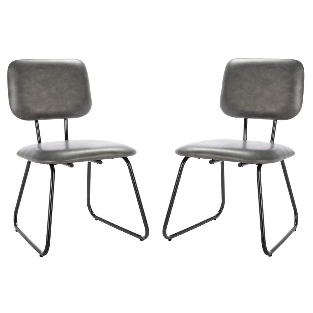 SAFAVIEH Gular Modern Side Chair (Set of 2) - 20.5" W x 25" L x 33.8" H - 21Wx25Dx34H