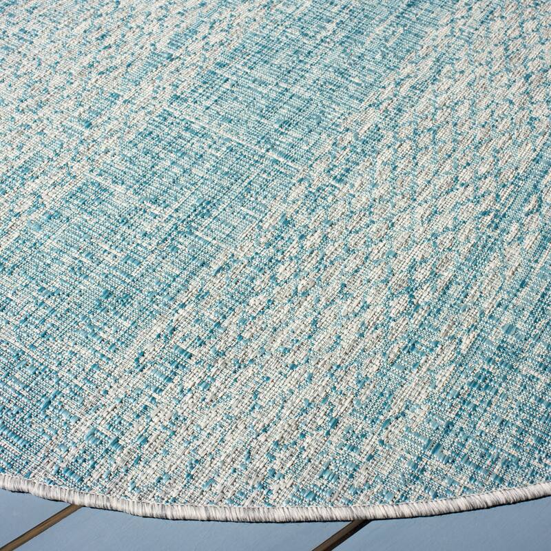 SAFAVIEH Courtyard Nanci Stripe Indoor/ Outdoor Waterproof Patio Backyard Rug
