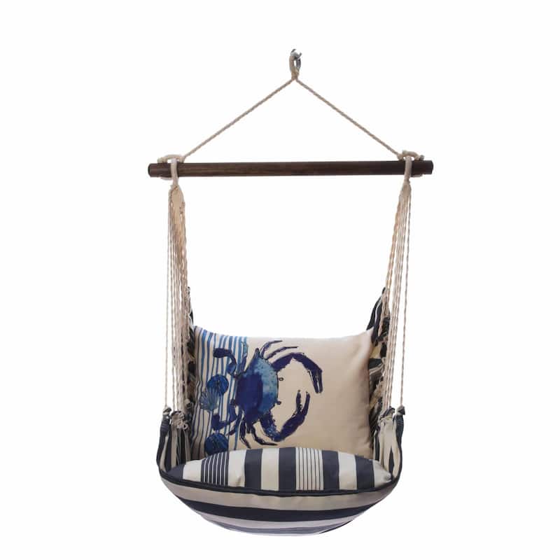 Magnolia Casual Swing Set 4 piece - Marina Stripe w/ Crab