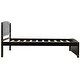 preview thumbnail 9 of 7, Twin Wood Platform Bed with Headboard and Footboard: Classic Design with Solid Pine Construction and Stable Slats