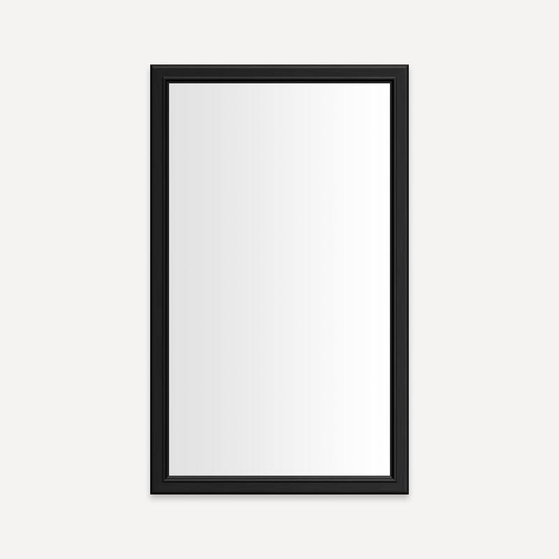 Robern DM2440BM Main Line 23-1/8" W x 39-1/2" H Traditional - Brushed Black